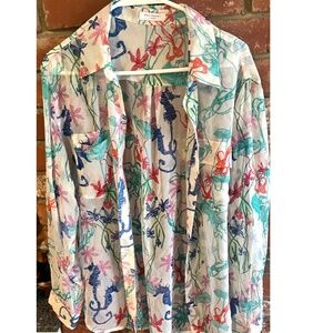 Equipment silk blouse